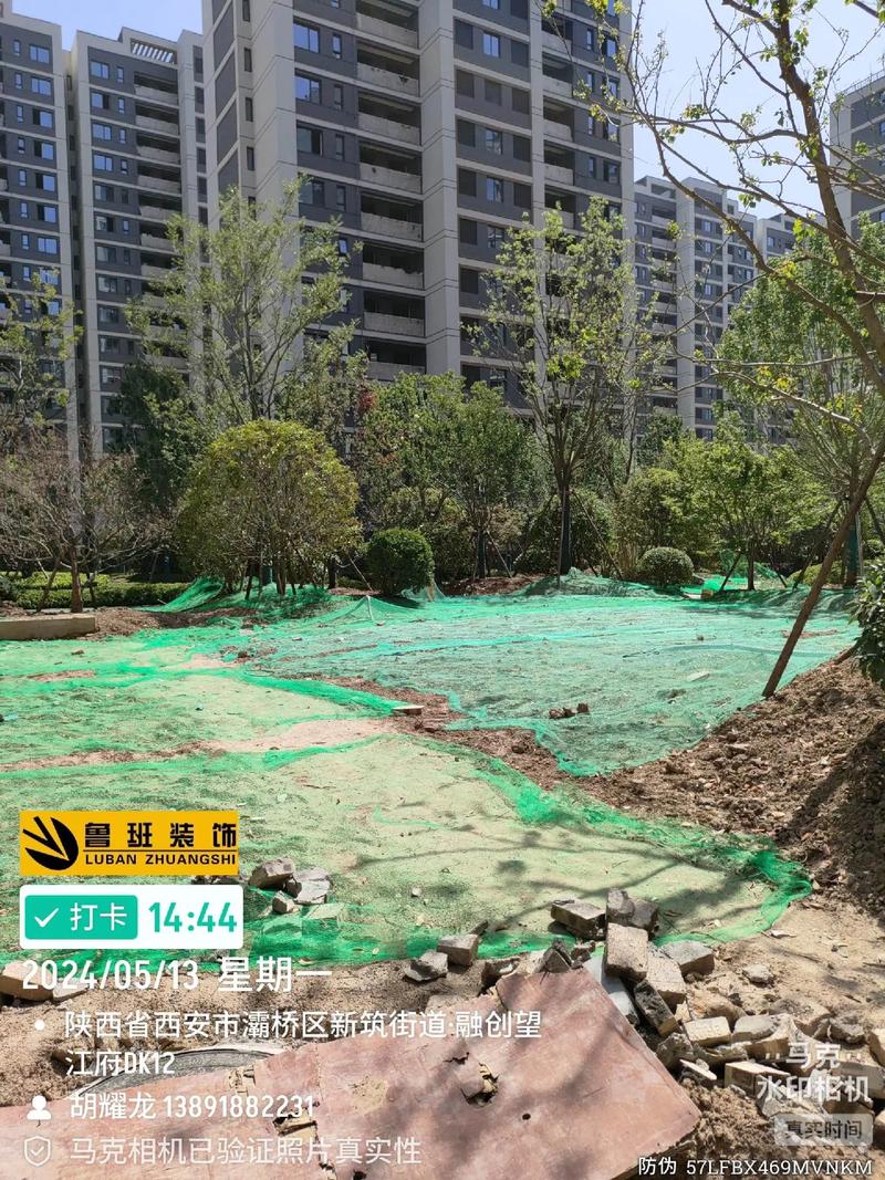 望江園林綠化工程施工進行時 現場實拍直擊工程進度與綠化之美